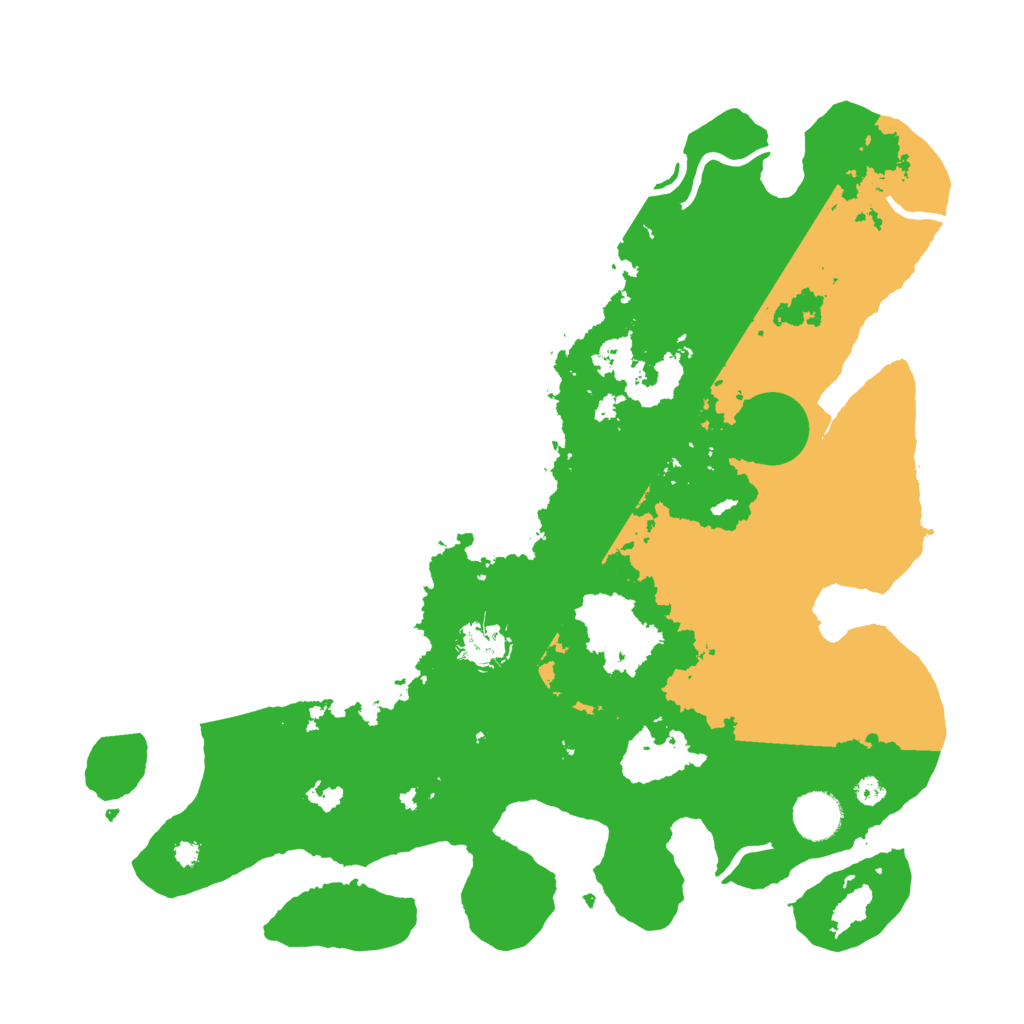 Biome Rust Map: Procedural Map, Size: 3700, Seed: 2052974154