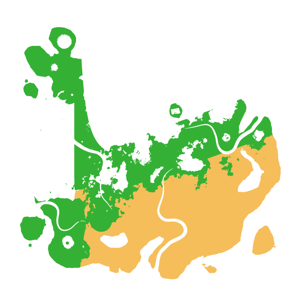 Biome Rust Map: Procedural Map, Size: 3700, Seed: 1525893491