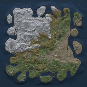 Thumbnail Rust Map: Procedural Map, Size: 4000, Seed: 1206097033, 19 Monuments