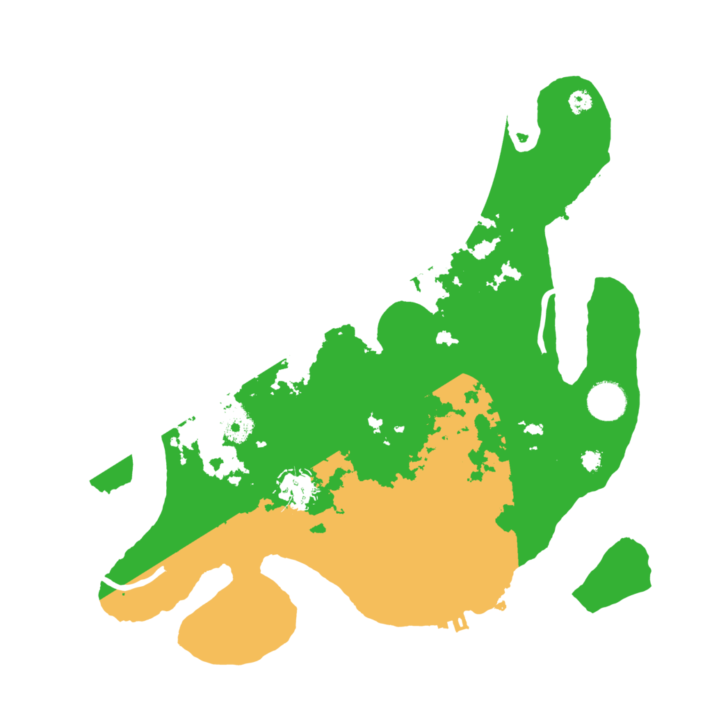 Biome Rust Map: Procedural Map, Size: 3200, Seed: 8237