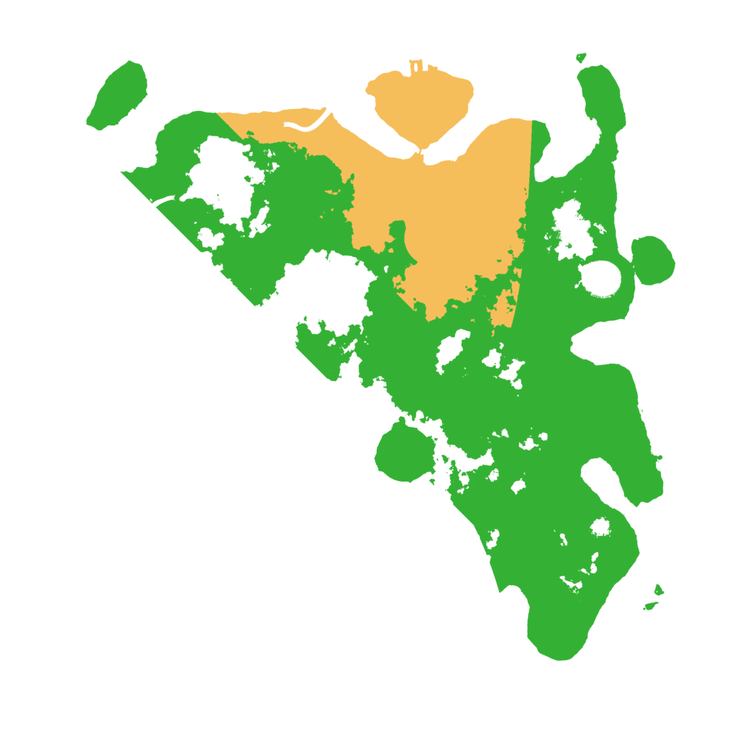 Biome Rust Map: Procedural Map, Size: 3500, Seed: 802943733