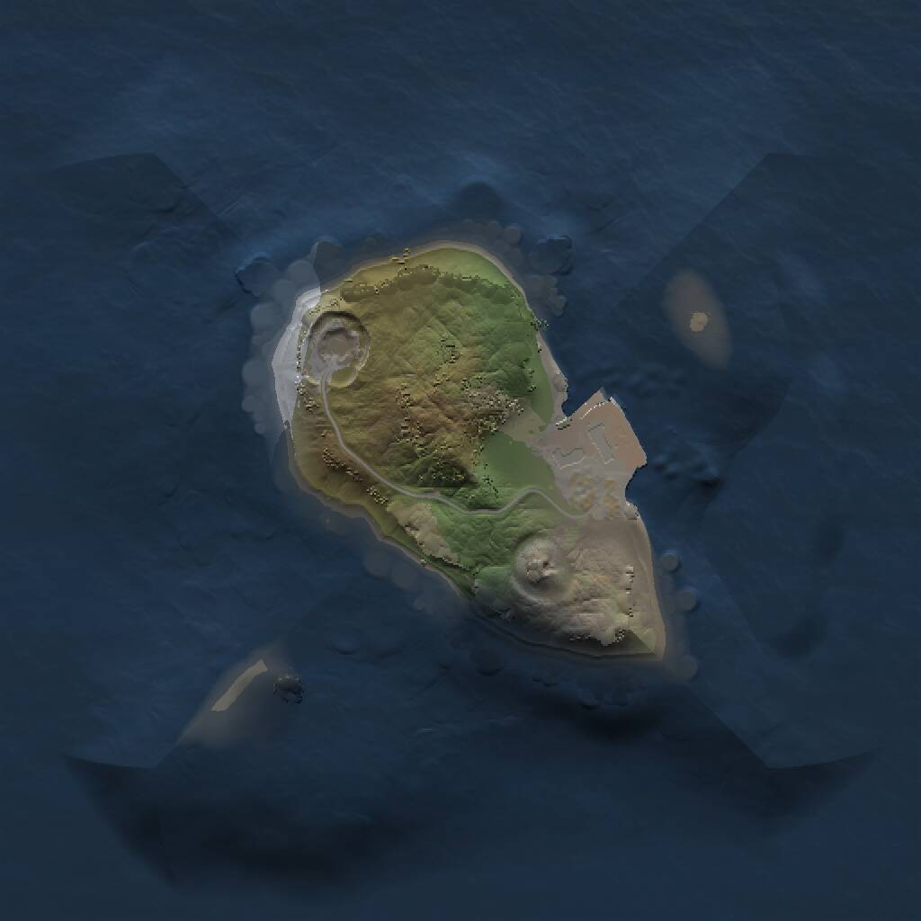 Rust Map: Procedural Map, Size: 1250, Seed: 5643467, 1 Monuments