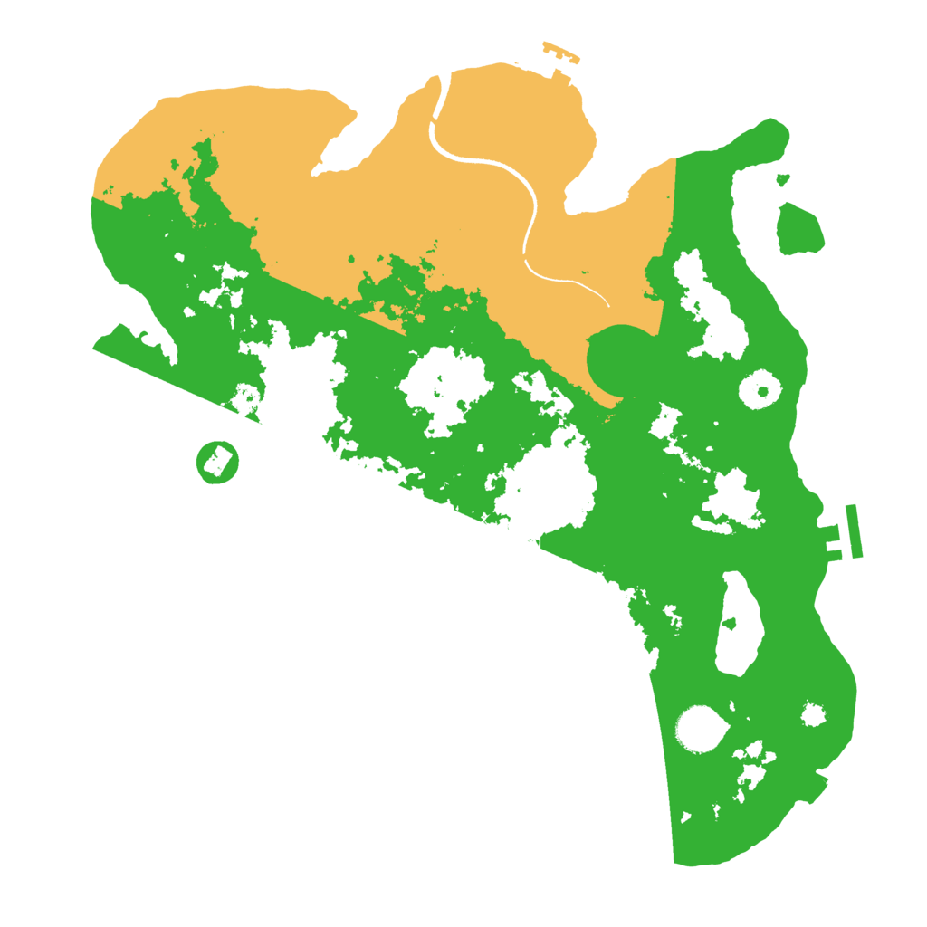 Biome Rust Map: Procedural Map, Size: 3500, Seed: 989959518