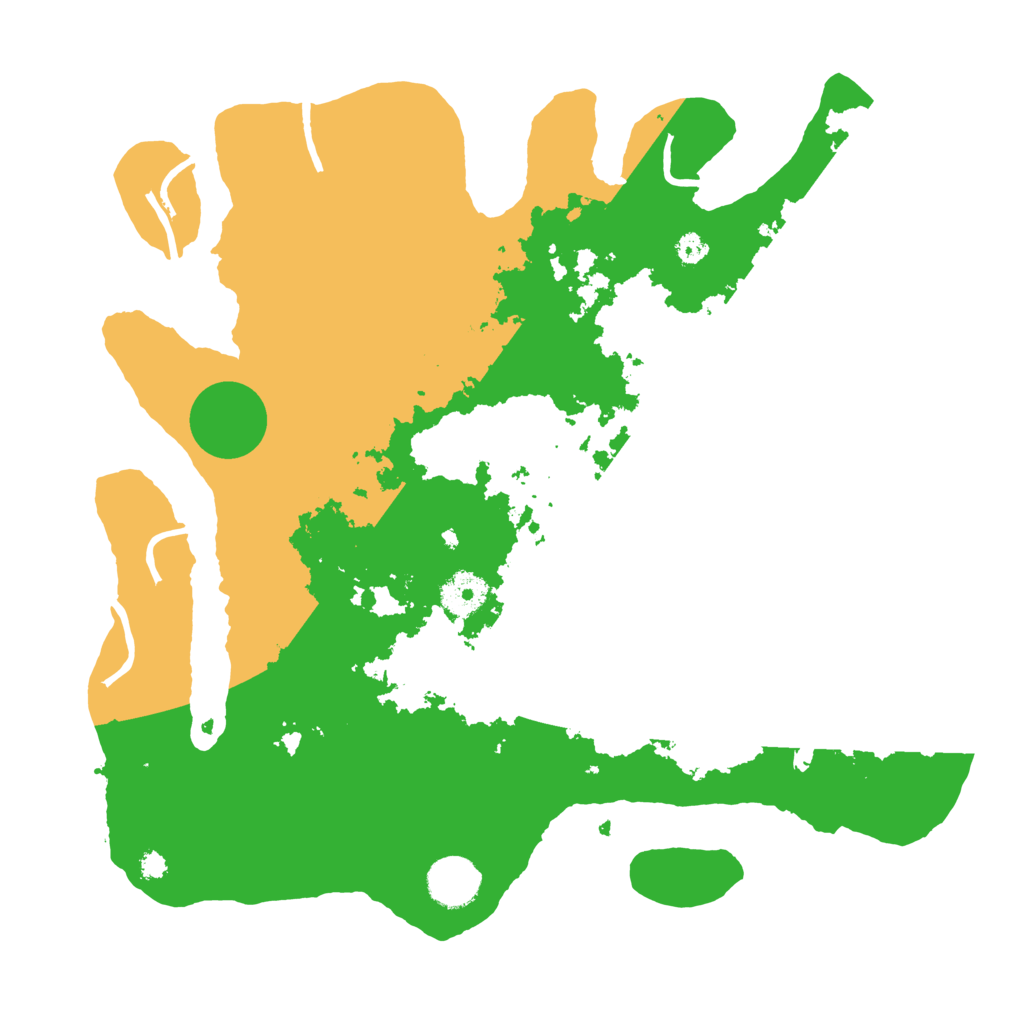 Biome Rust Map: Procedural Map, Size: 3500, Seed: 559840745