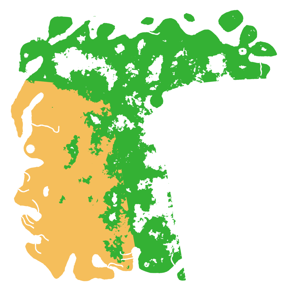 Biome Rust Map: Procedural Map, Size: 6000, Seed: 839210