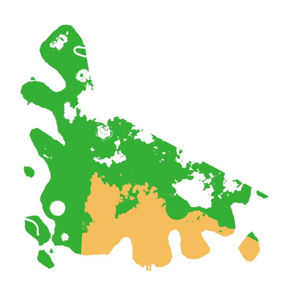 Biome Rust Map: Procedural Map, Size: 3500, Seed: 5353007