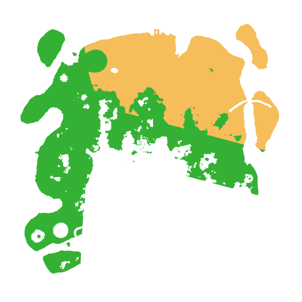 Biome Rust Map: Procedural Map, Size: 3500, Seed: 452479896