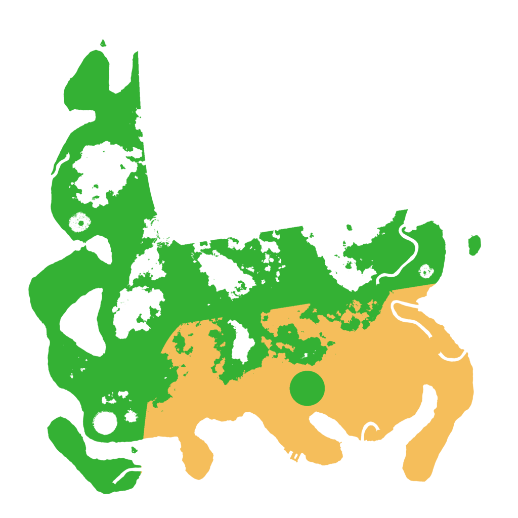 Biome Rust Map: Procedural Map, Size: 3900, Seed: 10000