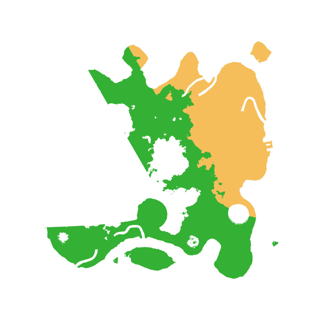 Biome Rust Map: Procedural Map, Size: 2750, Seed: 9122