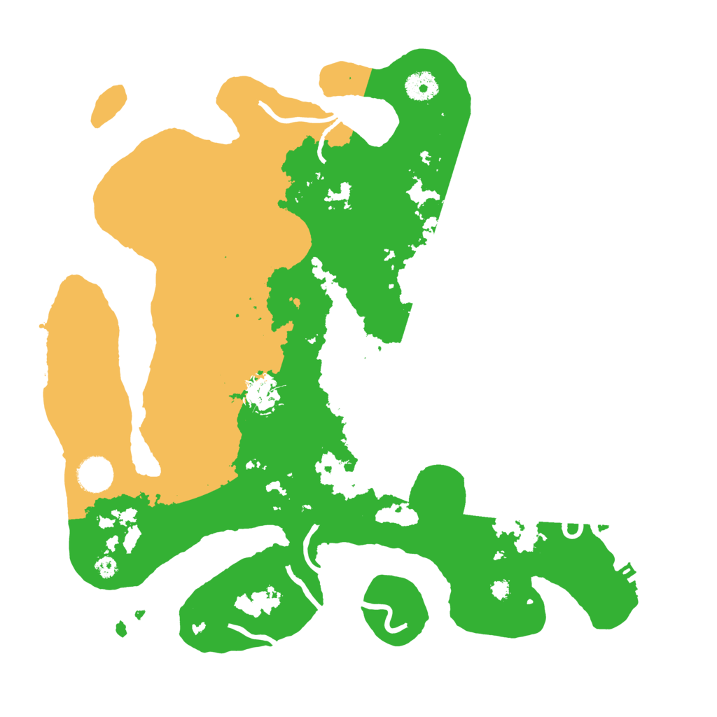 Biome Rust Map: Procedural Map, Size: 3500, Seed: 4444444