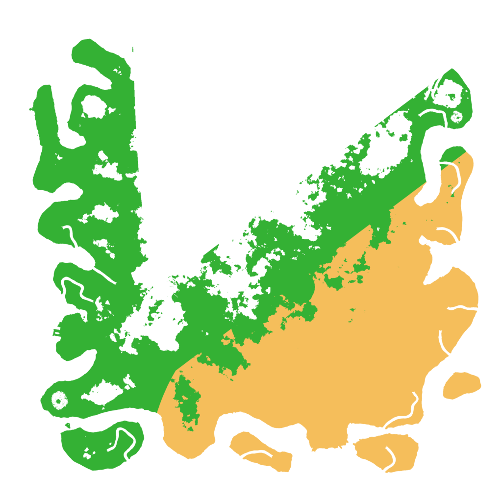 Biome Rust Map: Procedural Map, Size: 4500, Seed: 1184917234