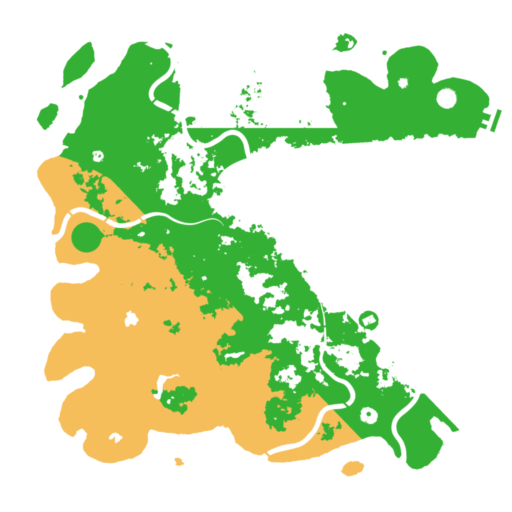 Biome Rust Map: Procedural Map, Size: 4500, Seed: 967822462