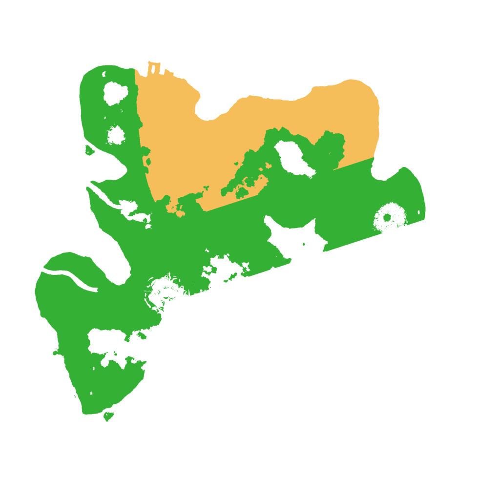 Biome Rust Map: Procedural Map, Size: 2500, Seed: 815823196