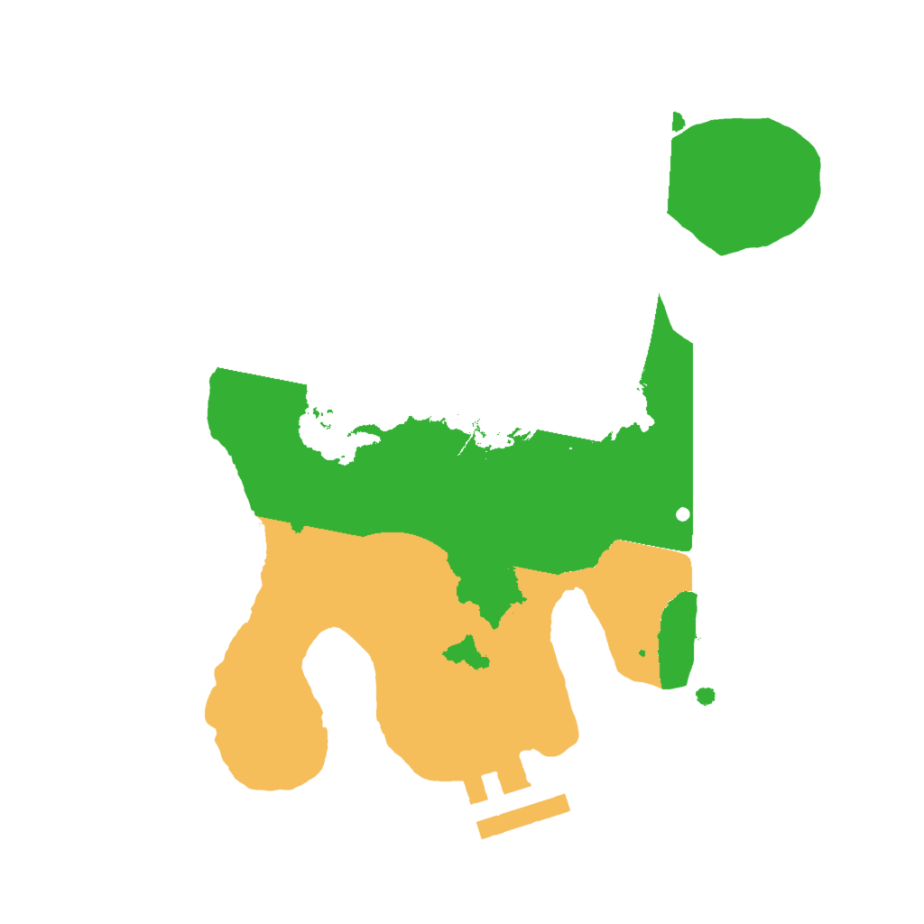 Biome Rust Map: Procedural Map, Size: 2000, Seed: 1162542227