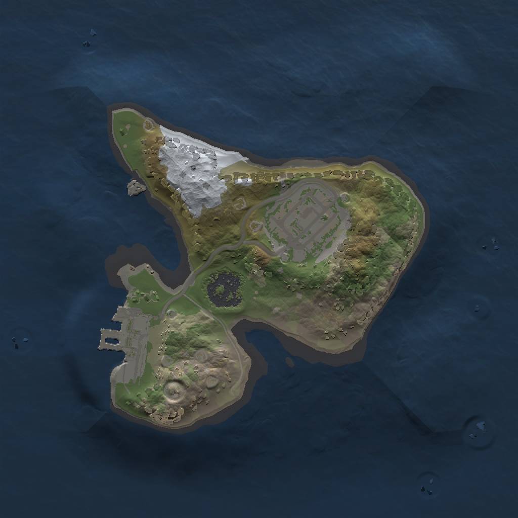 Rust Map: Procedural Map, Size: 1500, Seed: 314868, 6 Monuments