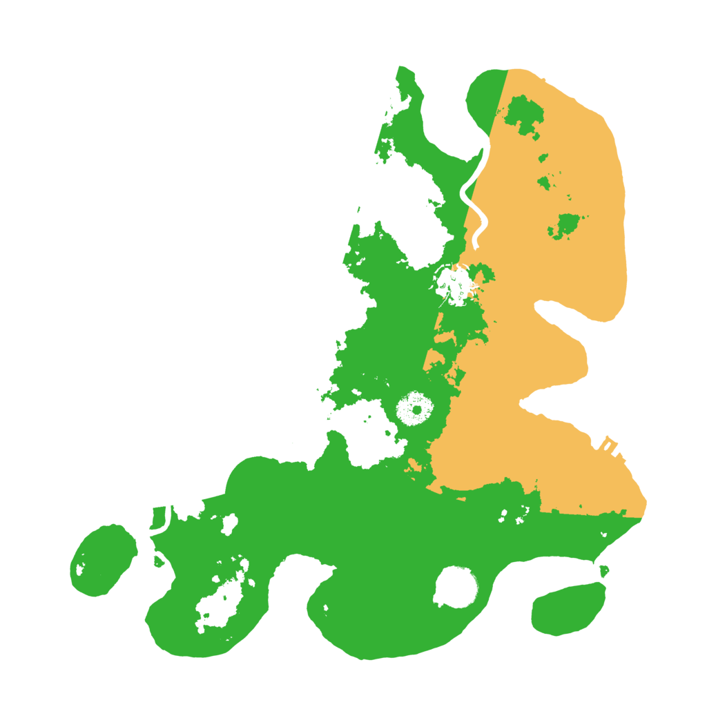 Biome Rust Map: Procedural Map, Size: 3100, Seed: 332311