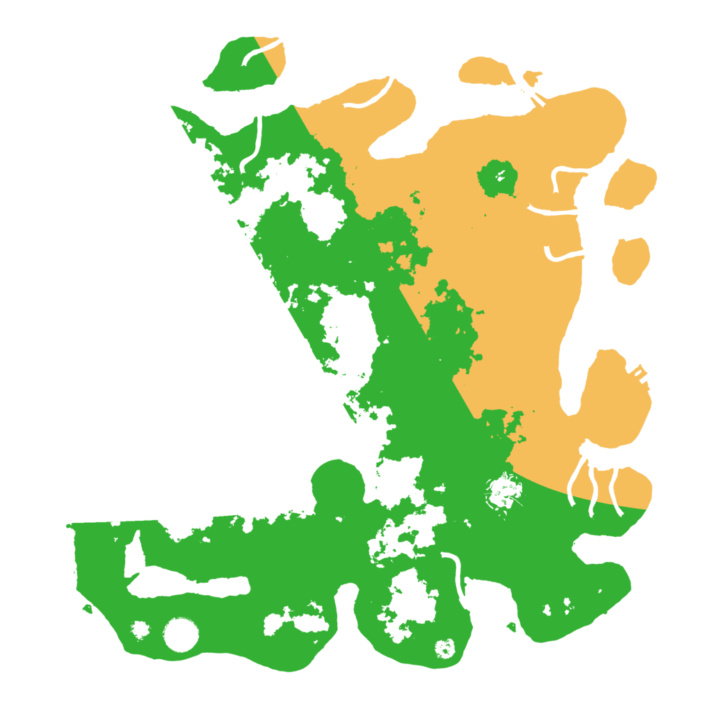 Biome Rust Map: Procedural Map, Size: 3650, Seed: 218543845