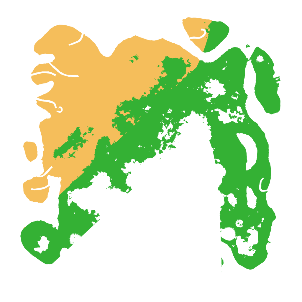 Biome Rust Map: Procedural Map, Size: 4000, Seed: 27109