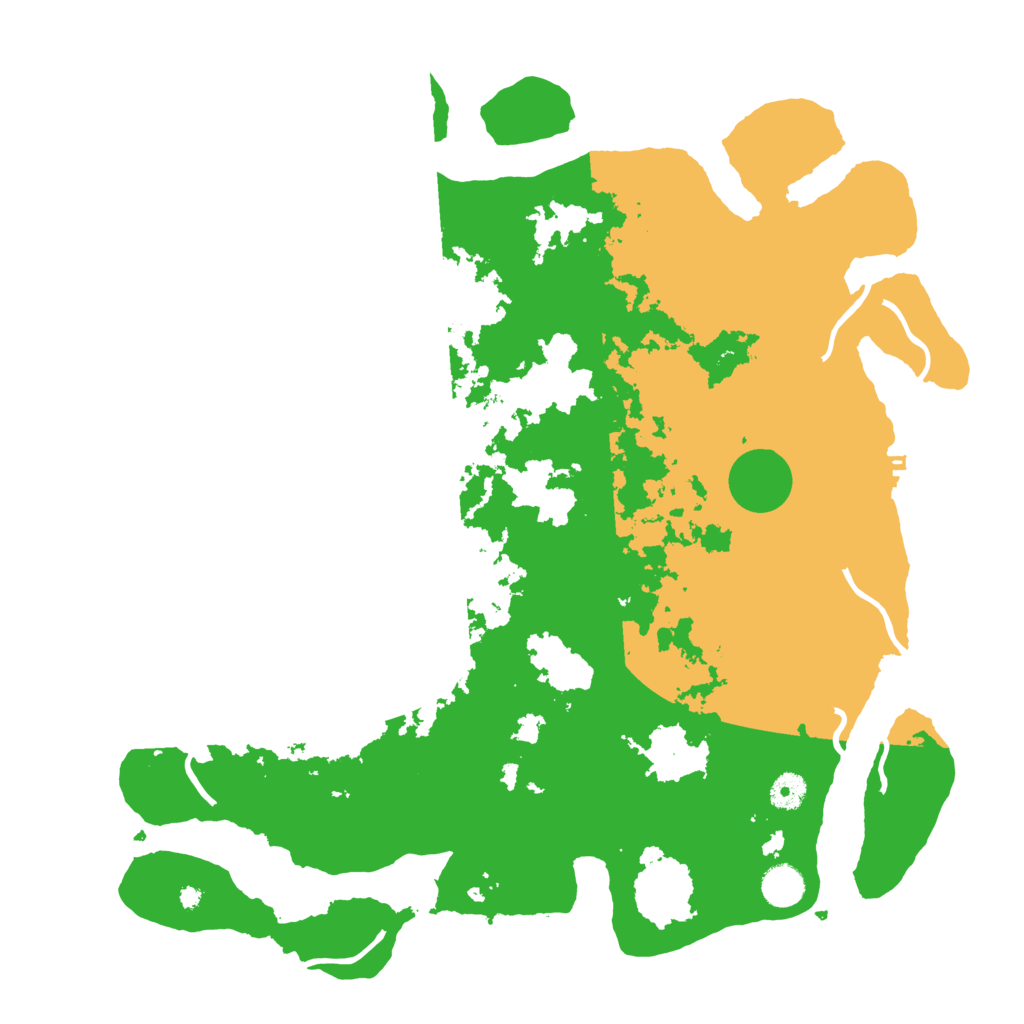 Biome Rust Map: Procedural Map, Size: 4250, Seed: 484927631