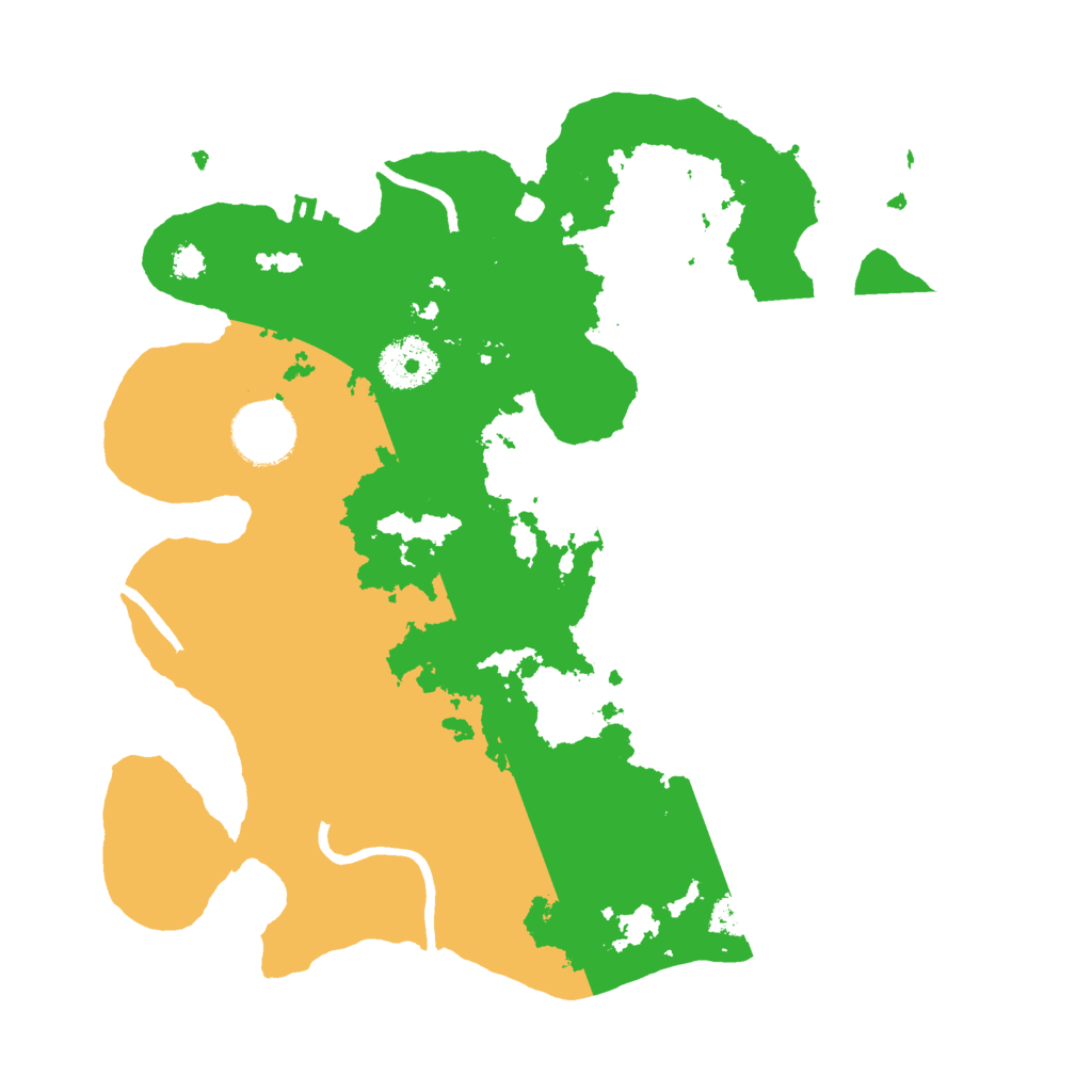 Biome Rust Map: Procedural Map, Size: 3000, Seed: 29809