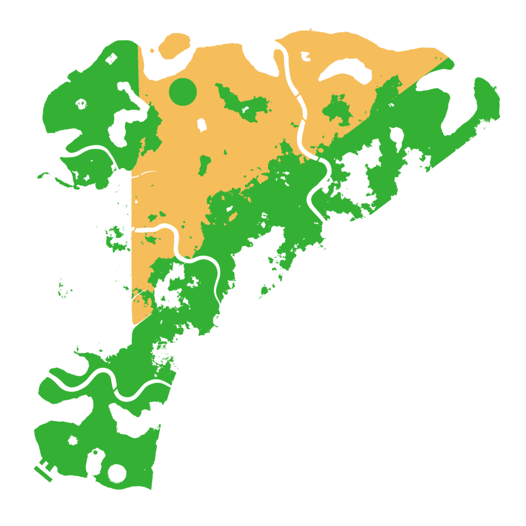 Biome Rust Map: Procedural Map, Size: 5000, Seed: 989328403
