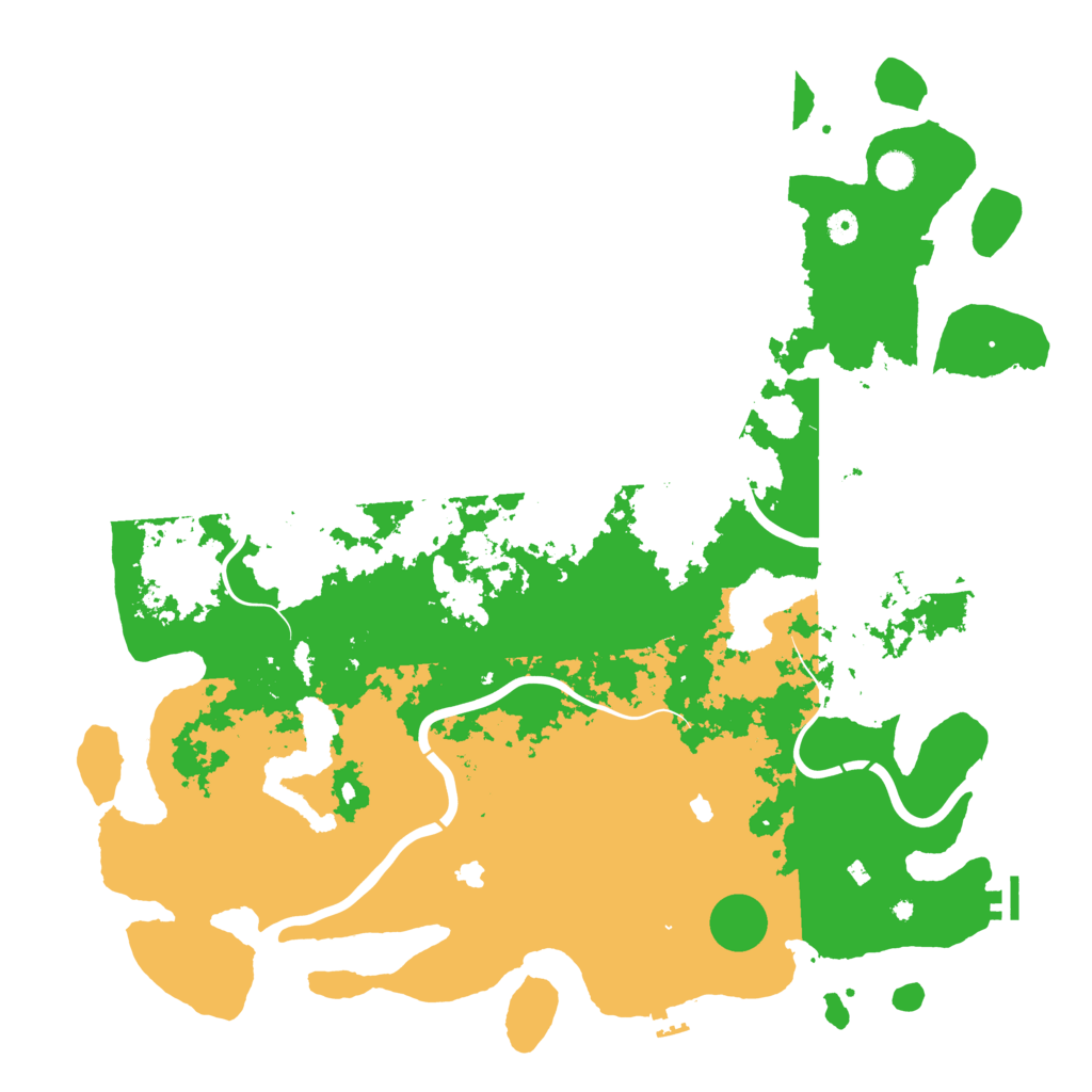 Biome Rust Map: Procedural Map, Size: 5000, Seed: 1945861625