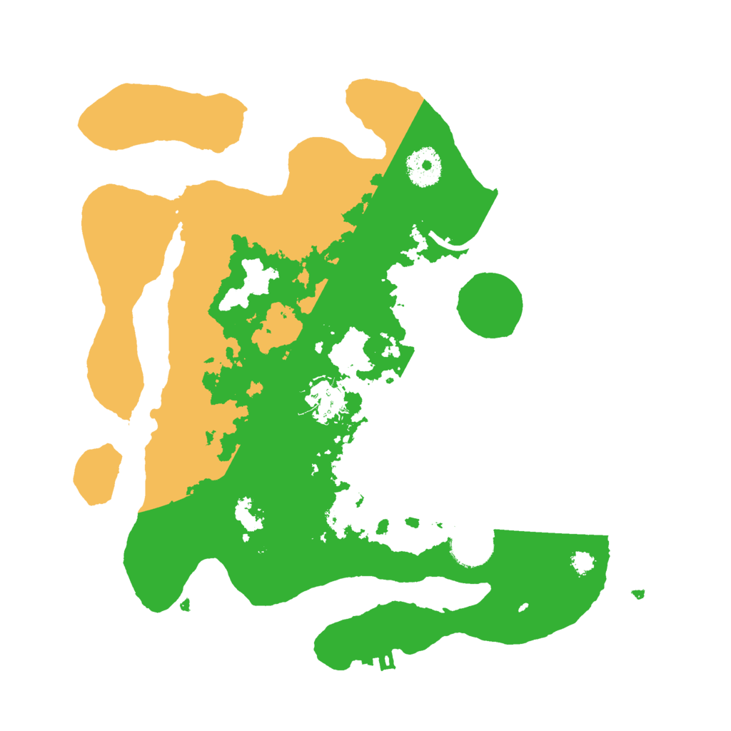 Biome Rust Map: Procedural Map, Size: 3000, Seed: 25215