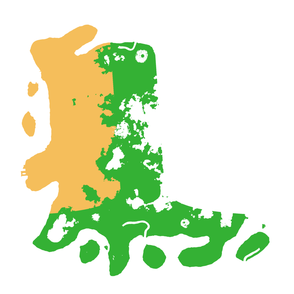 Biome Rust Map: Procedural Map, Size: 3500, Seed: 415696560