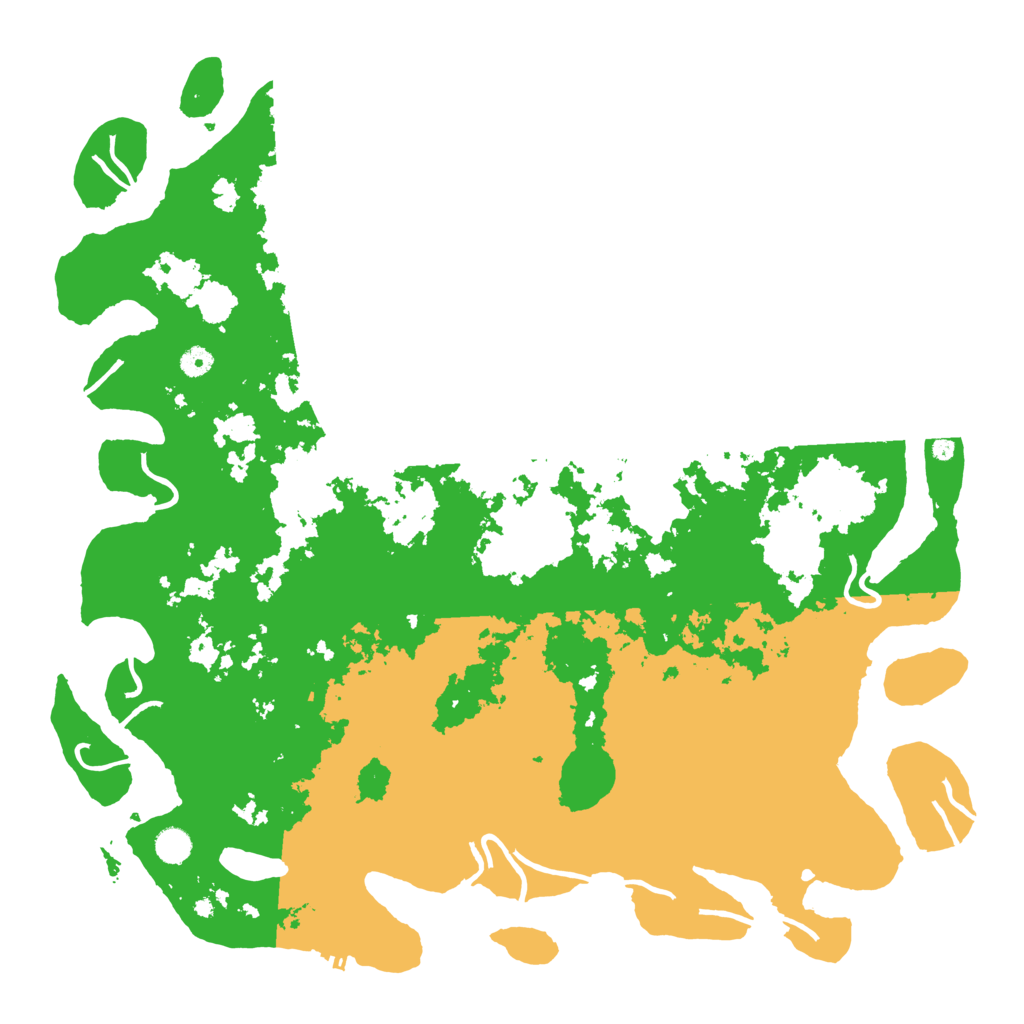 Biome Rust Map: Procedural Map, Size: 5000, Seed: 68541545
