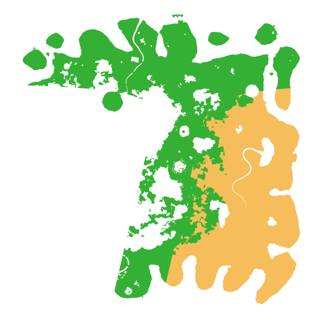 Biome Rust Map: Procedural Map, Size: 4500, Seed: 659824