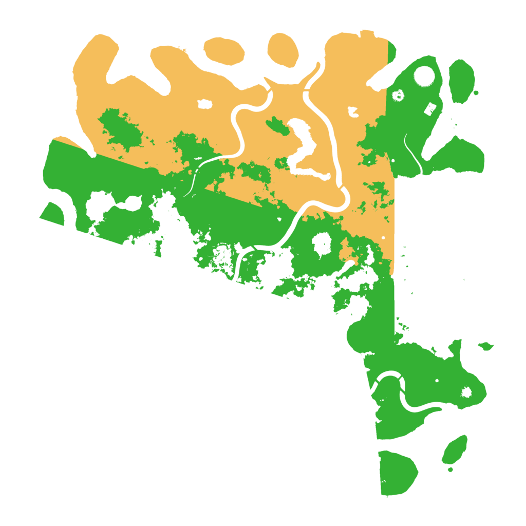 Biome Rust Map: Procedural Map, Size: 4500, Seed: 645149483