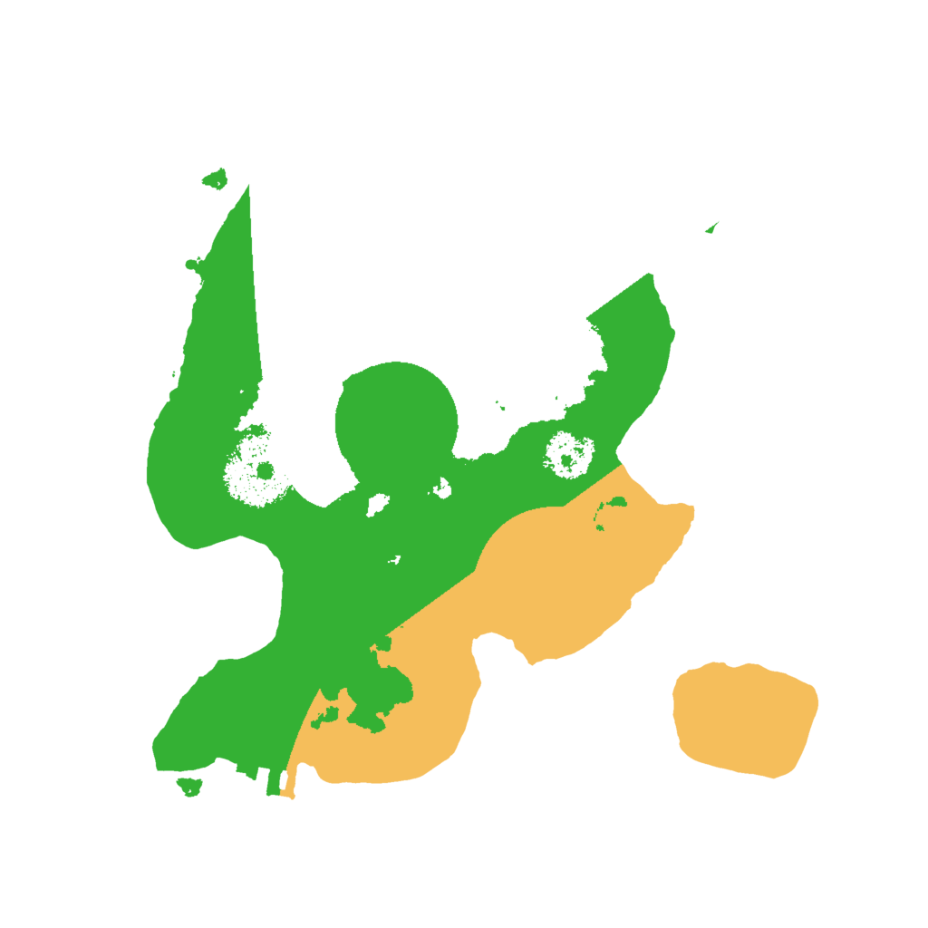 Biome Rust Map: Procedural Map, Size: 2000, Seed: 4707