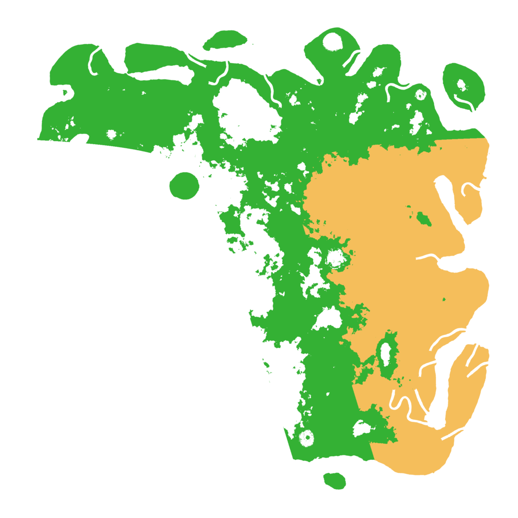 Biome Rust Map: Procedural Map, Size: 5000, Seed: 1379549511