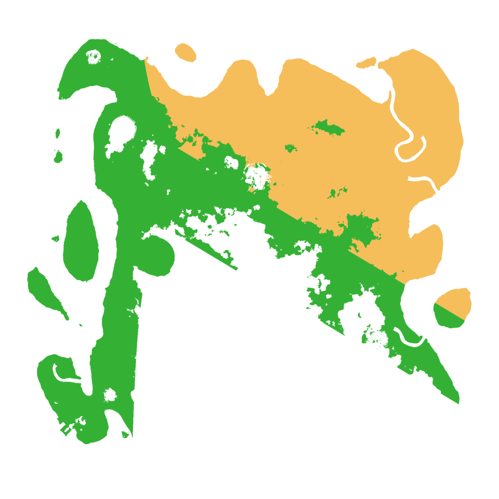 Biome Rust Map: Procedural Map, Size: 3500, Seed: 2113820614