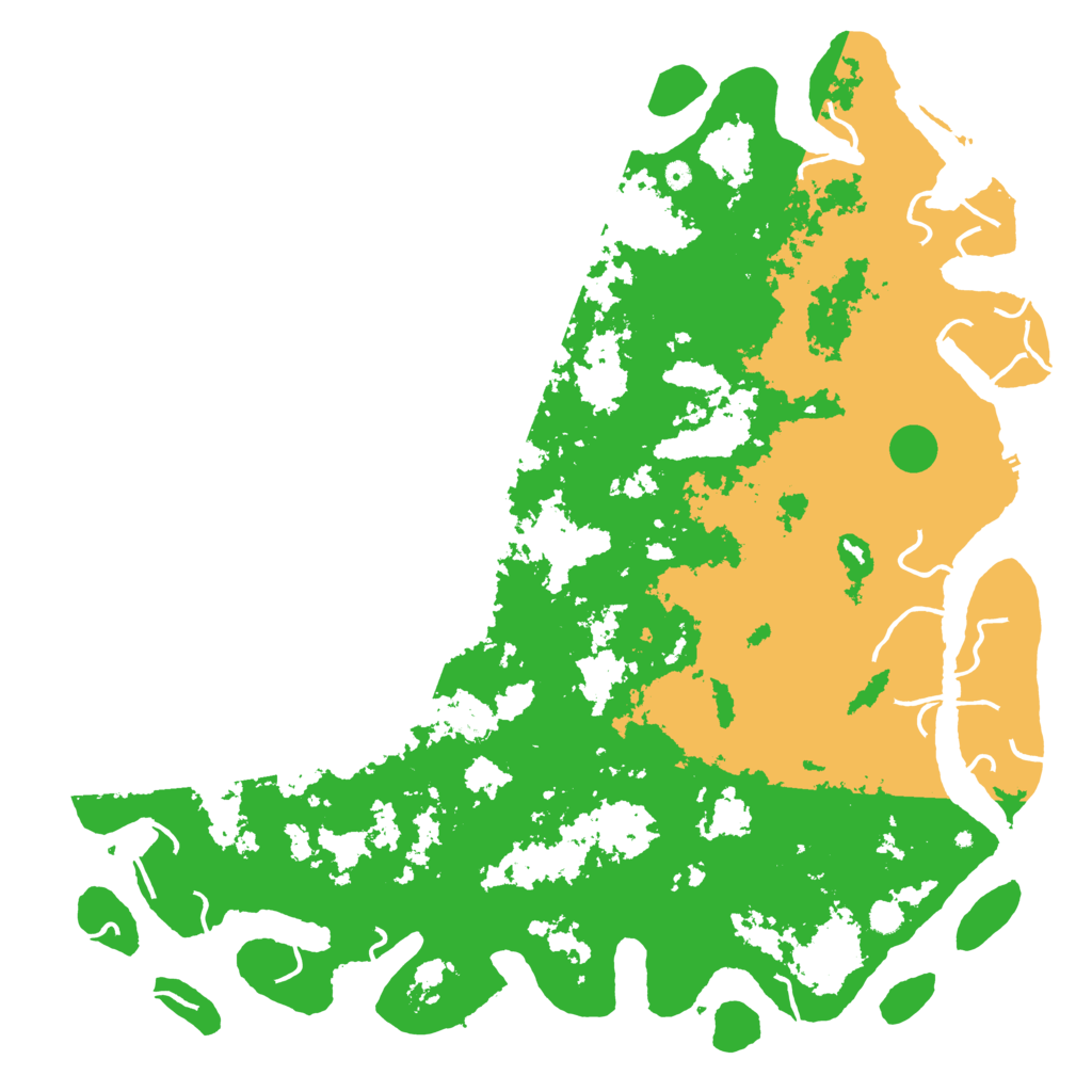 Biome Rust Map: Procedural Map, Size: 6000, Seed: 734144028