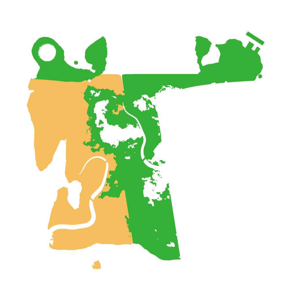 Biome Rust Map: Procedural Map, Size: 3000, Seed: 449922276