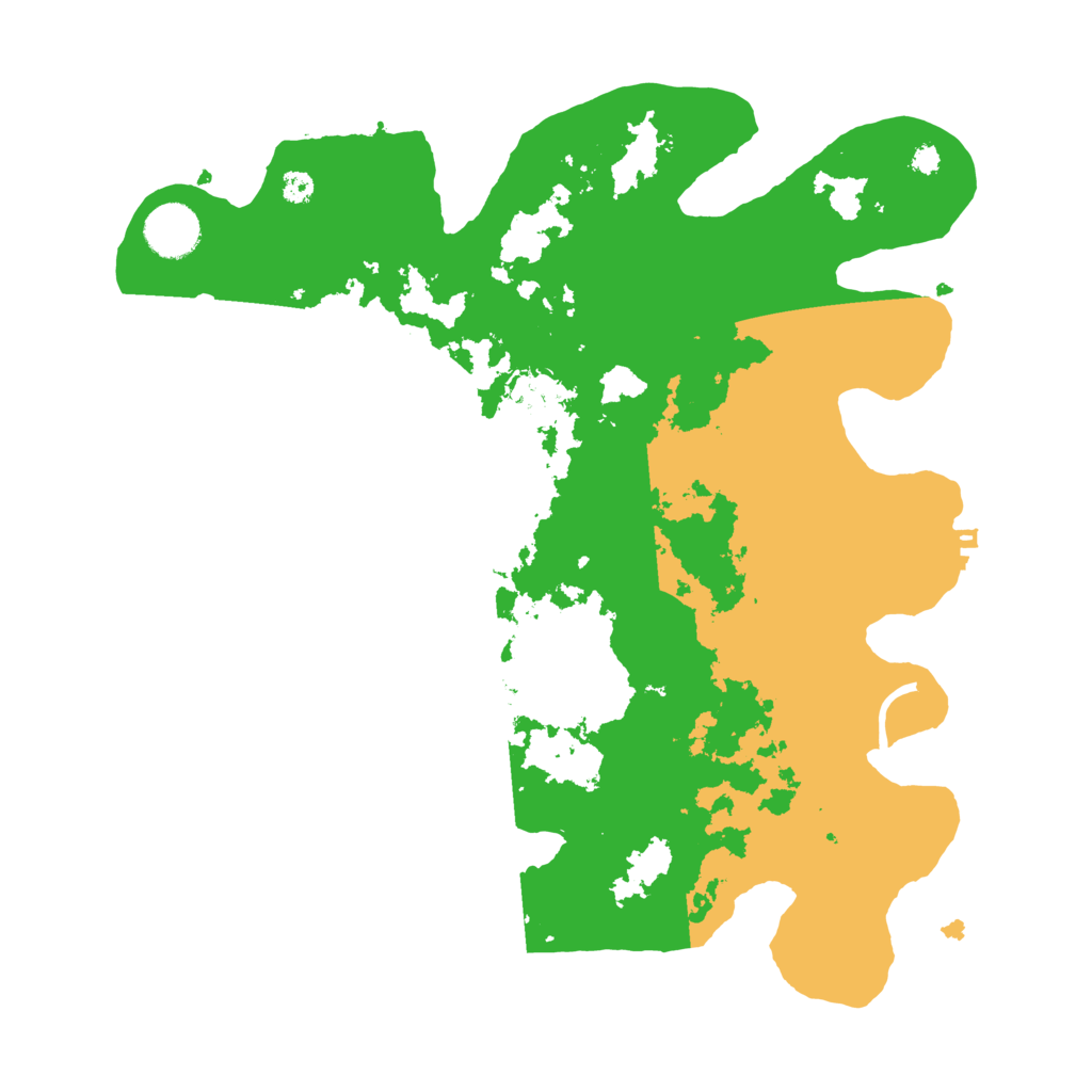 Biome Rust Map: Procedural Map, Size: 3500, Seed: 65059168