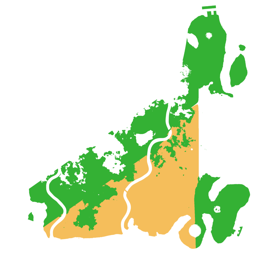 Biome Rust Map: Procedural Map, Size: 3850, Seed: 6574533