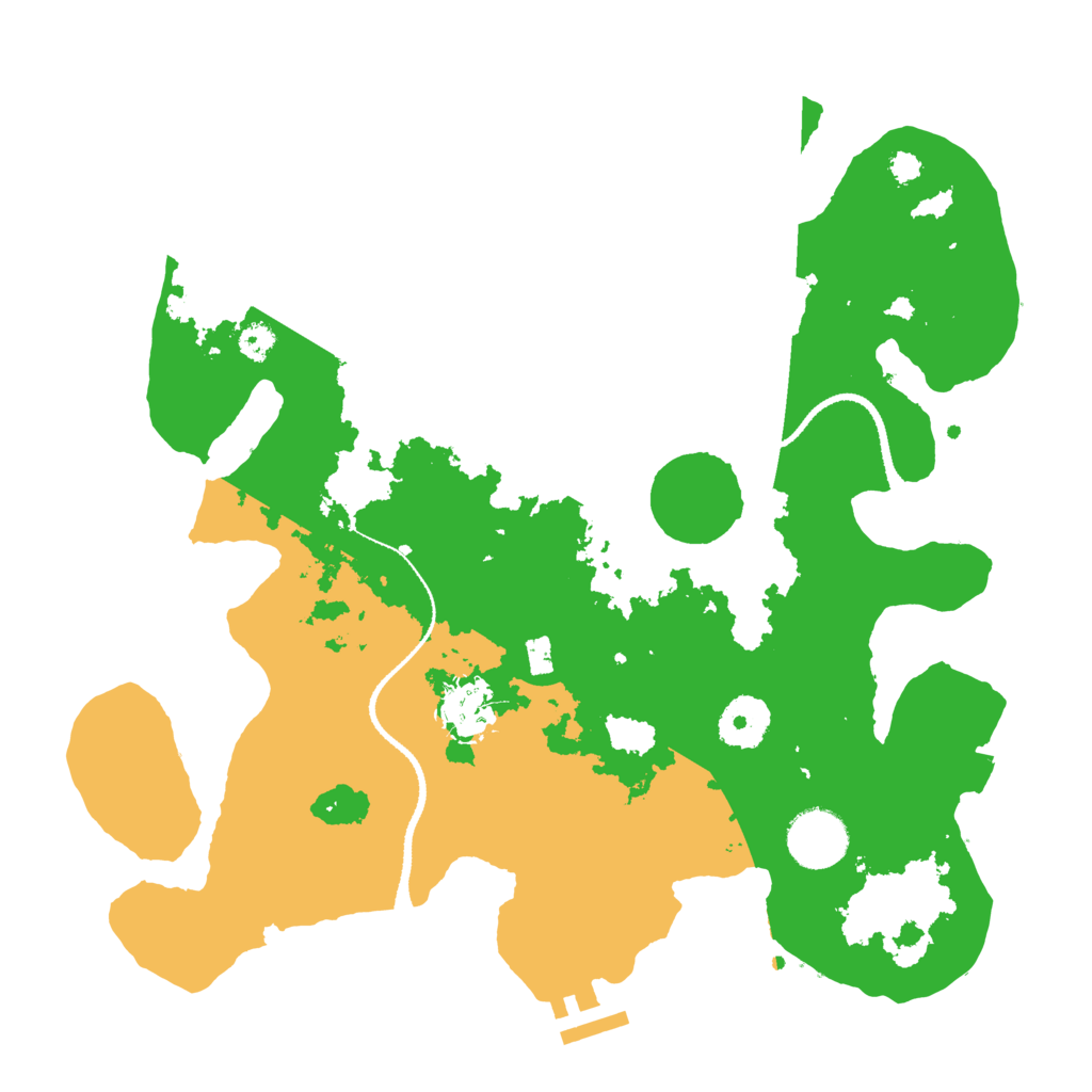 Biome Rust Map: Procedural Map, Size: 3200, Seed: 22750