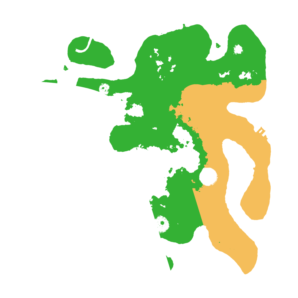 Biome Rust Map: Procedural Map, Size: 3000, Seed: 1379549511