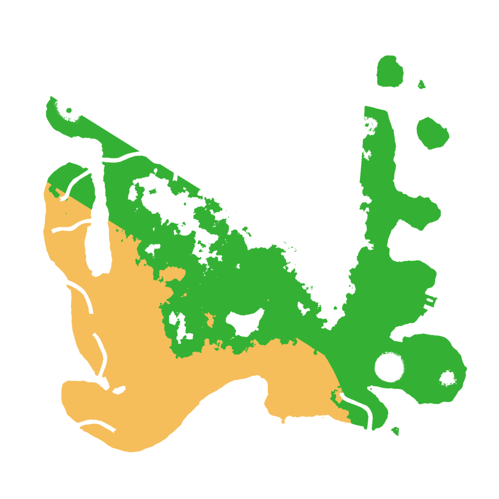 Biome Rust Map: Procedural Map, Size: 3000, Seed: 59726933