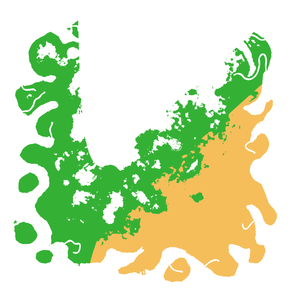 Biome Rust Map: Procedural Map, Size: 4500, Seed: 2123521211