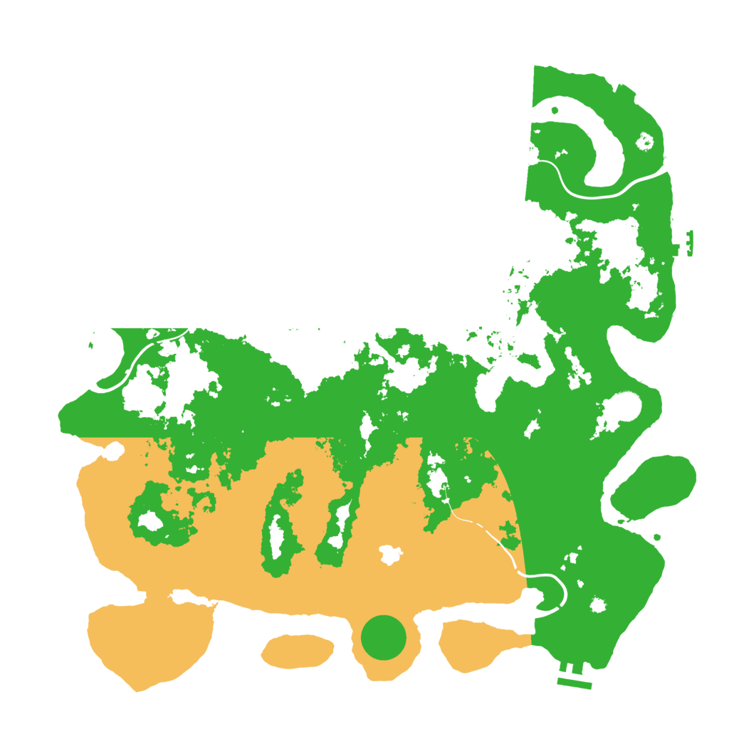 Biome Rust Map: Procedural Map, Size: 4255, Seed: 15