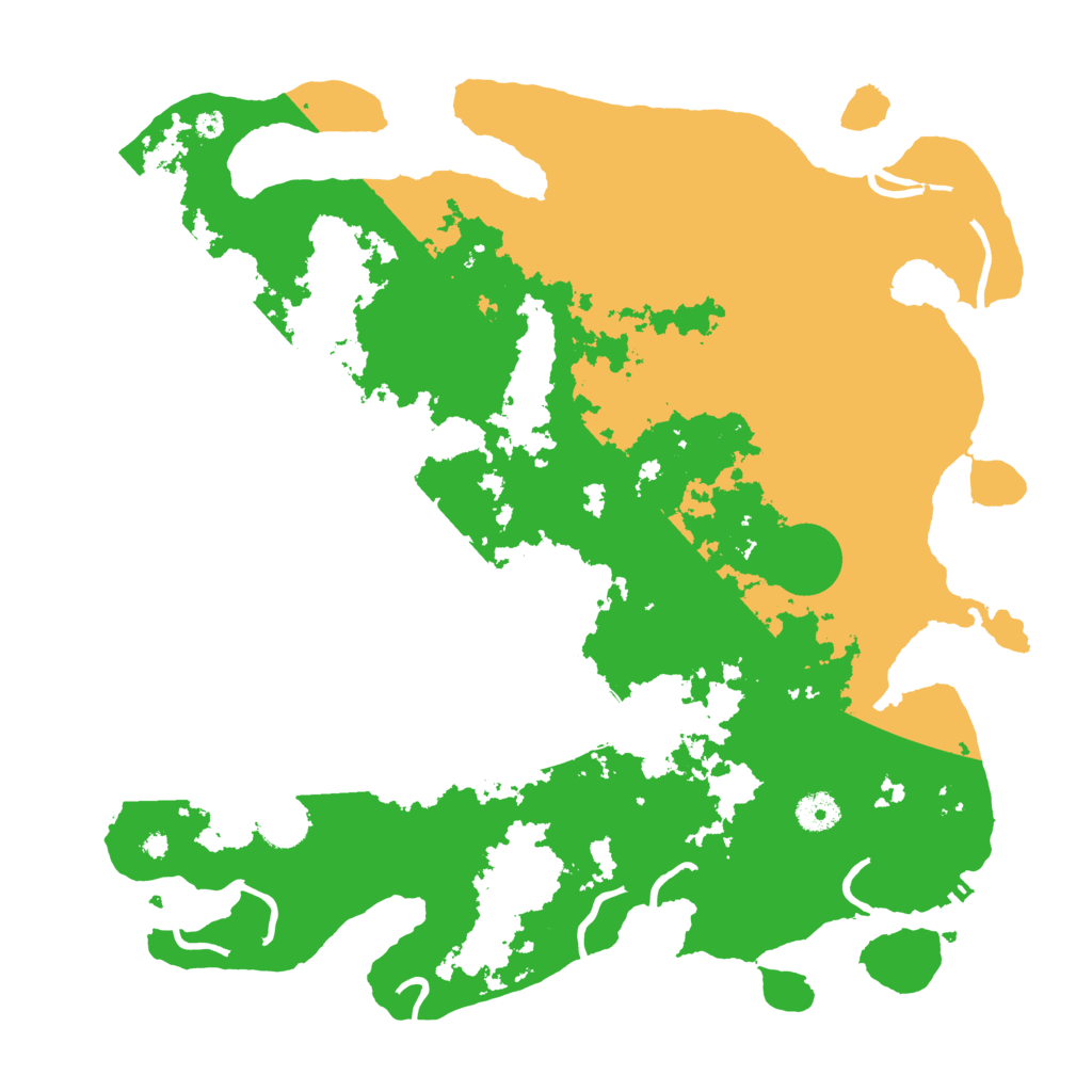 Biome Rust Map: Procedural Map, Size: 4000, Seed: 6548651