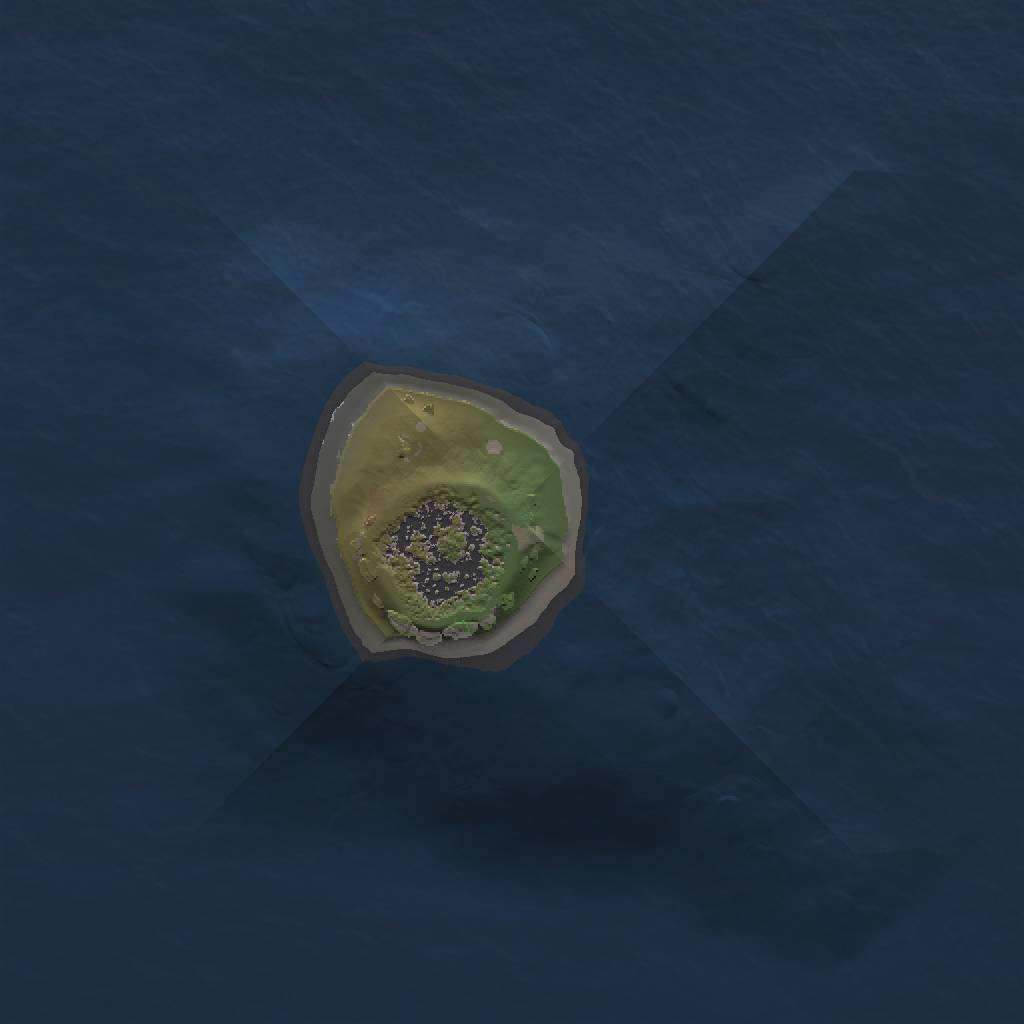 Rust Map: Procedural Map, Size: 1000, Seed: 1119788632, 3 Monuments