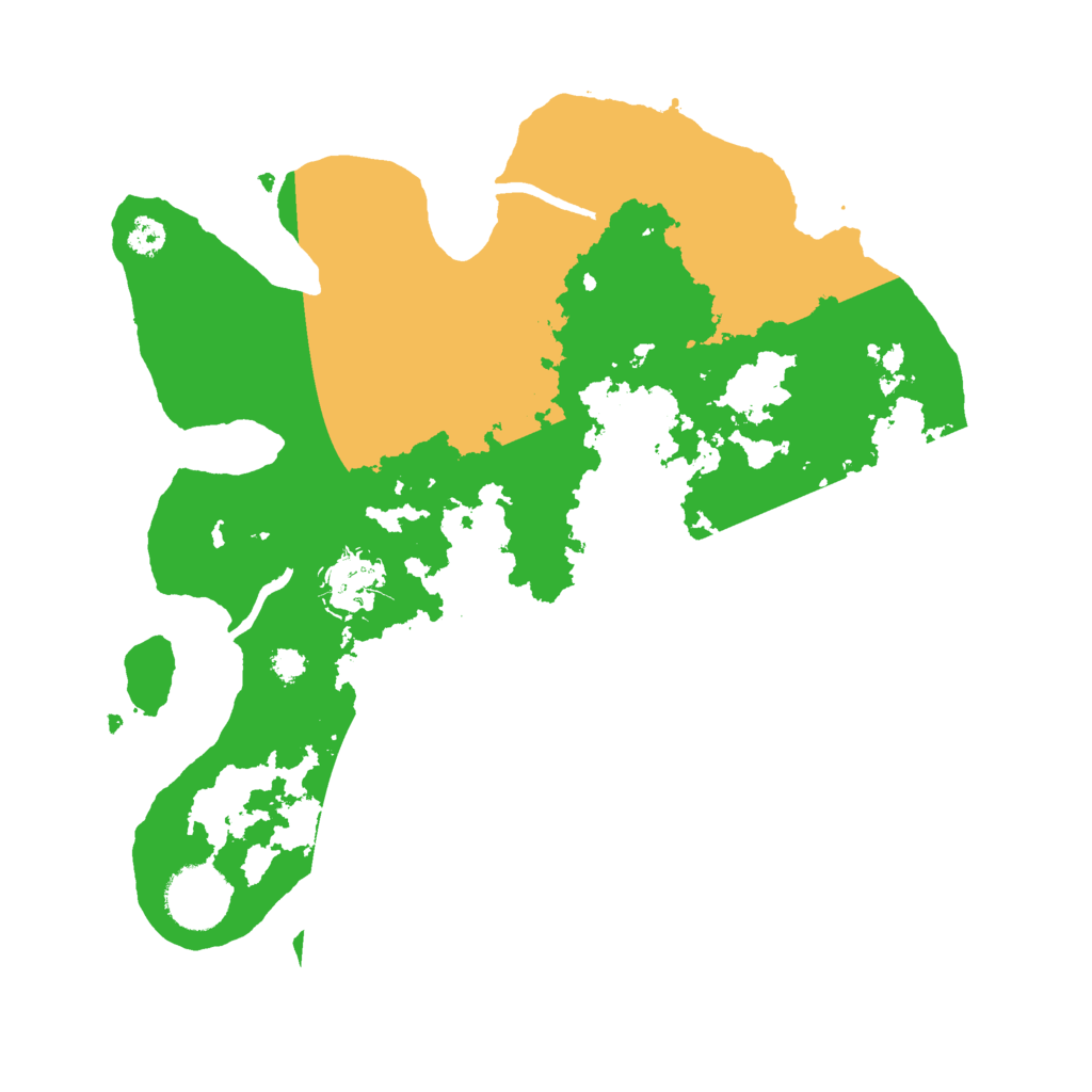 Biome Rust Map: Procedural Map, Size: 3000, Seed: 233826779