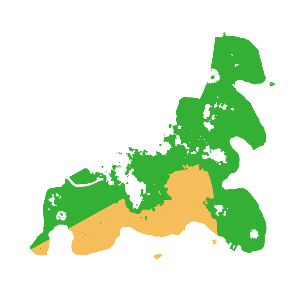 Biome Rust Map: Procedural Map, Size: 3000, Seed: 10982357