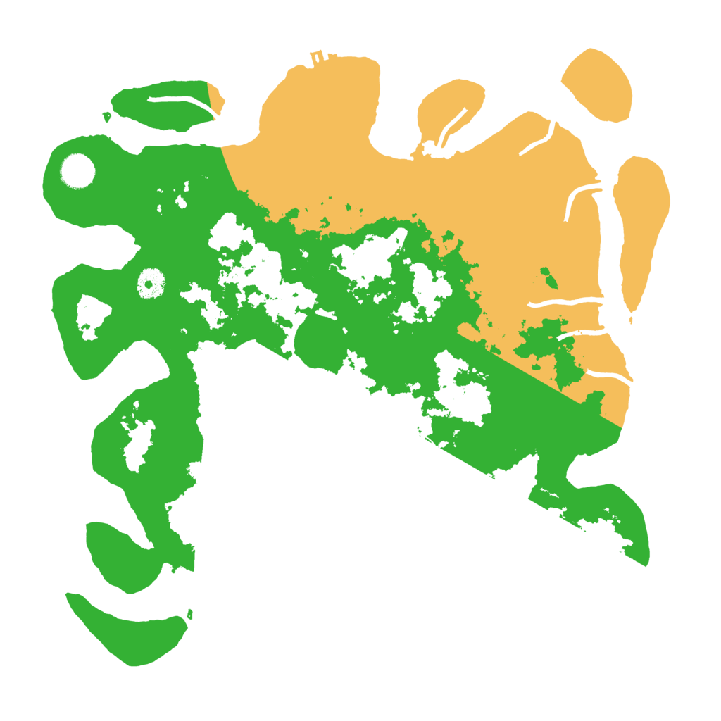 Biome Rust Map: Procedural Map, Size: 3700, Seed: 1673827132