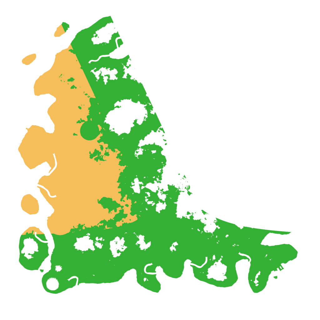 Biome Rust Map: Procedural Map, Size: 4500, Seed: 1905911193
