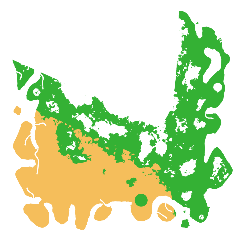 Biome Rust Map: Procedural Map, Size: 5000, Seed: 564799946
